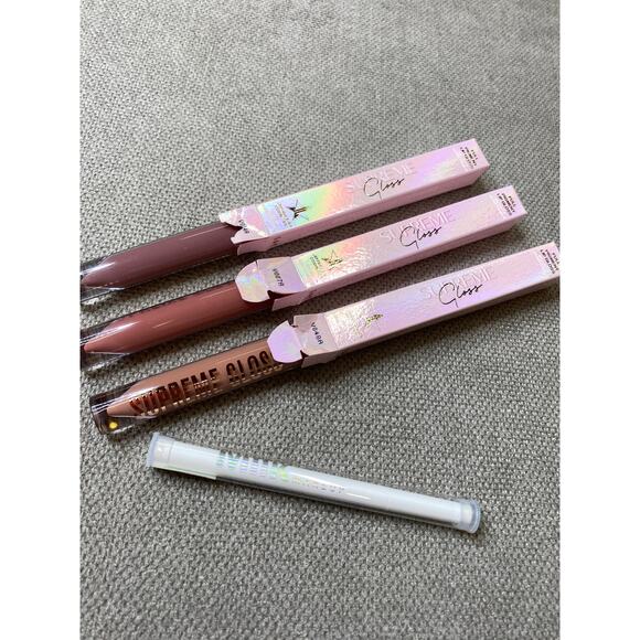 Jeffree Star Supreme Gloss Set, tea bag, mannequin, gemini, NWB, nudes - Picture 2 of 6